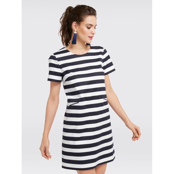 *SOLD* Draper James Stripe Shift Mini Dress Size 0 - Picture 2 of 14